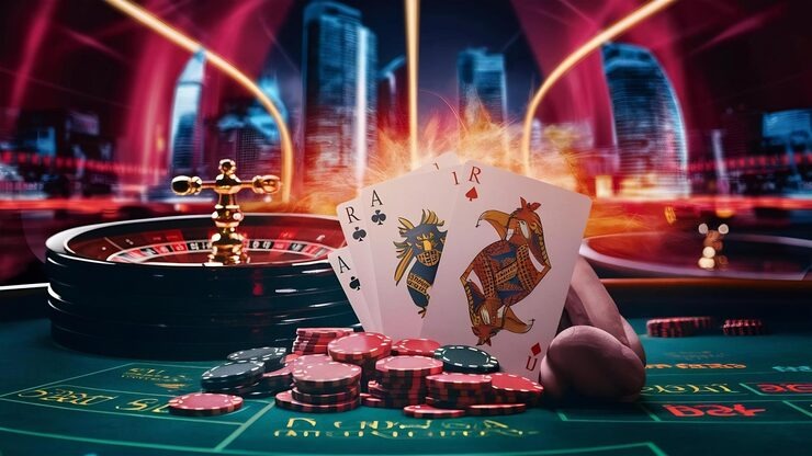 rabat4d Three Card Poker player interface showing bet placement and hand decision options